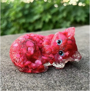 Resin Cat - Hot Pink