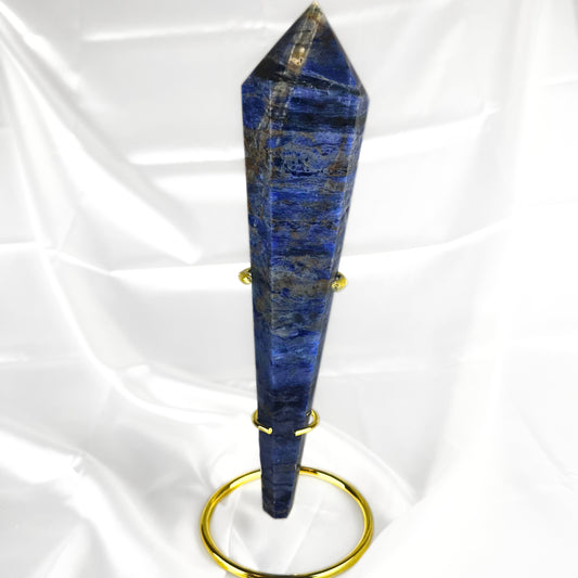 Sodalite Wand with Stand - D