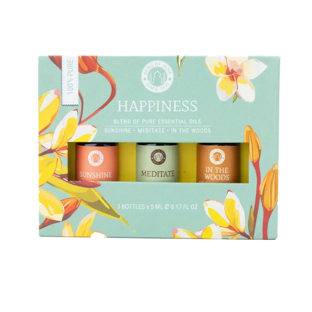 Aromatherapy Oils Happiness Collection 3 X 5ml