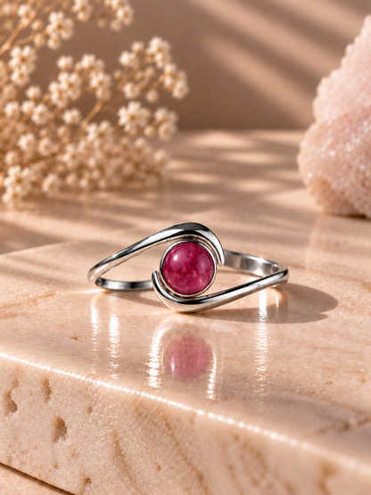 NEW Bypass Crystal Silver Plated Rings