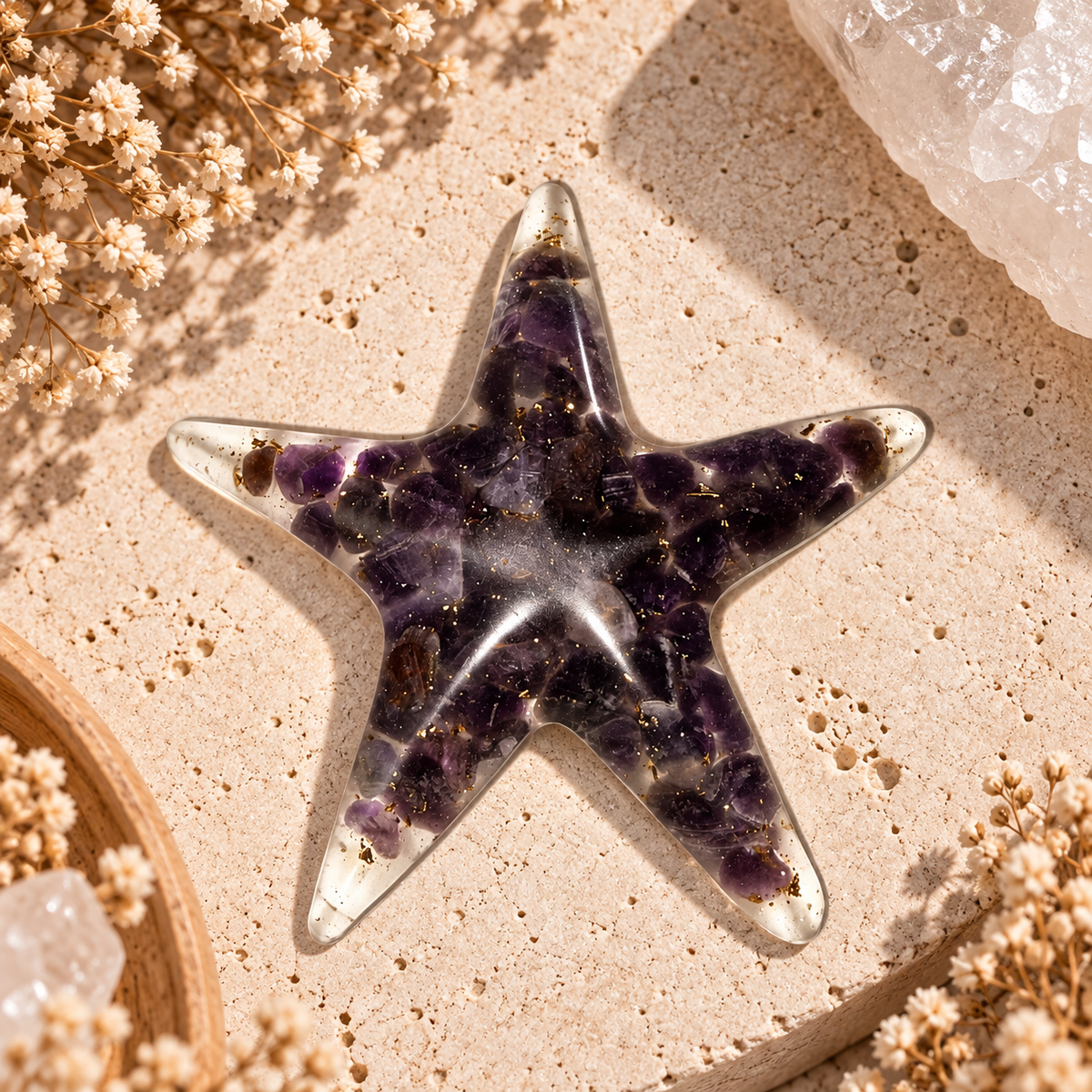 Resin Crystal Chip Starfish
