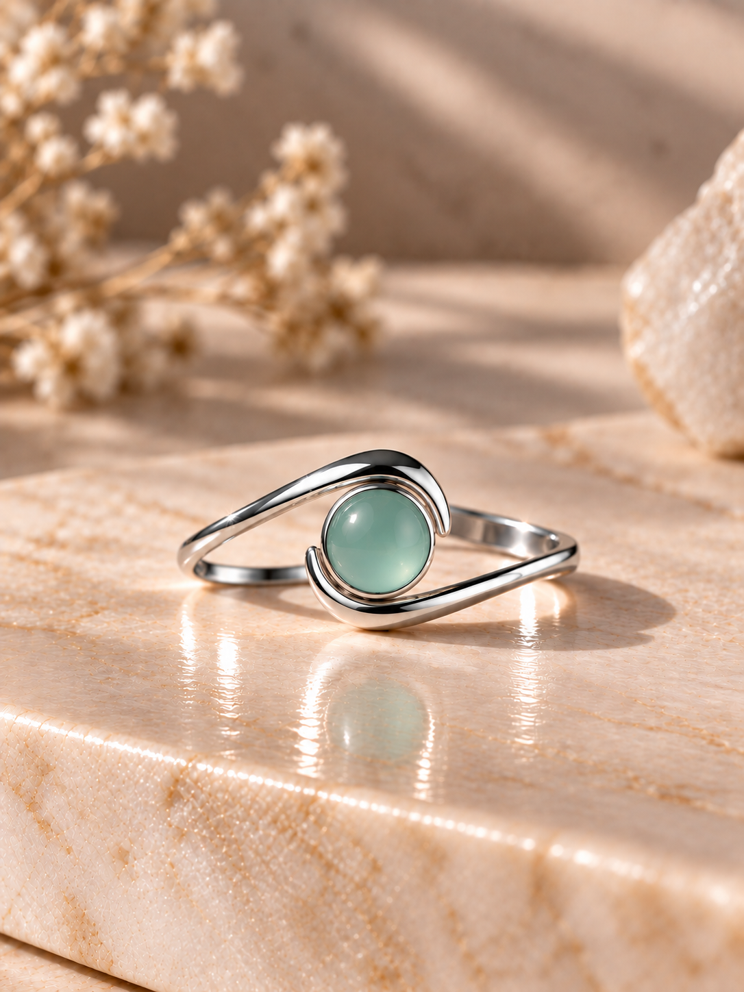 NEW Bypass Crystal Silver Plated Rings