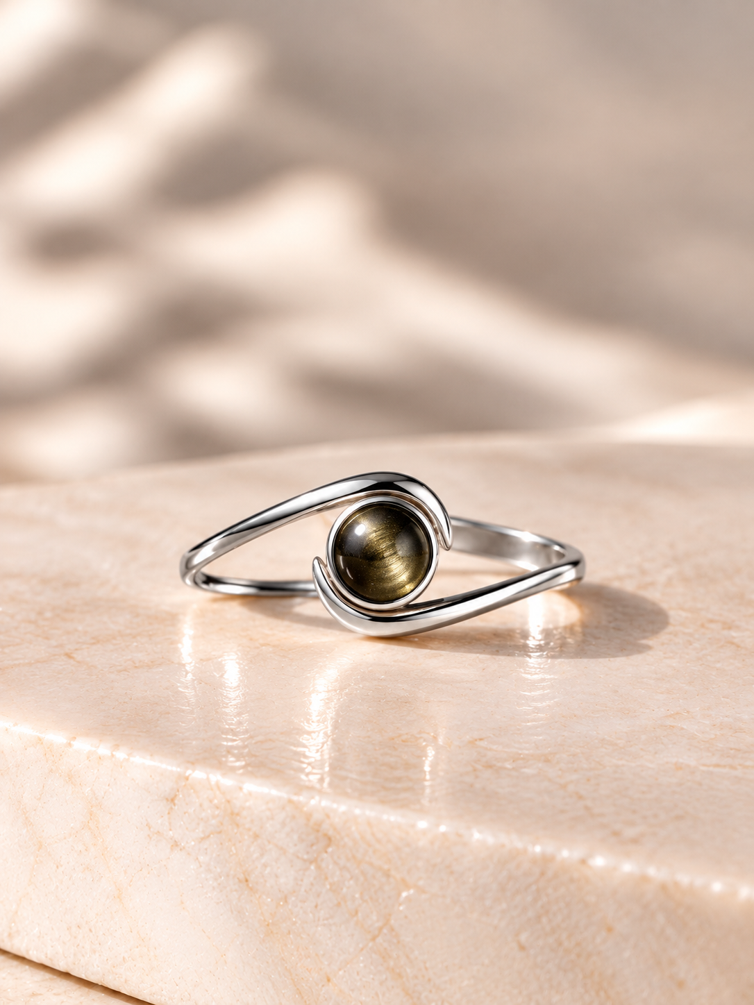 NEW Bypass Crystal Silver Plated Rings