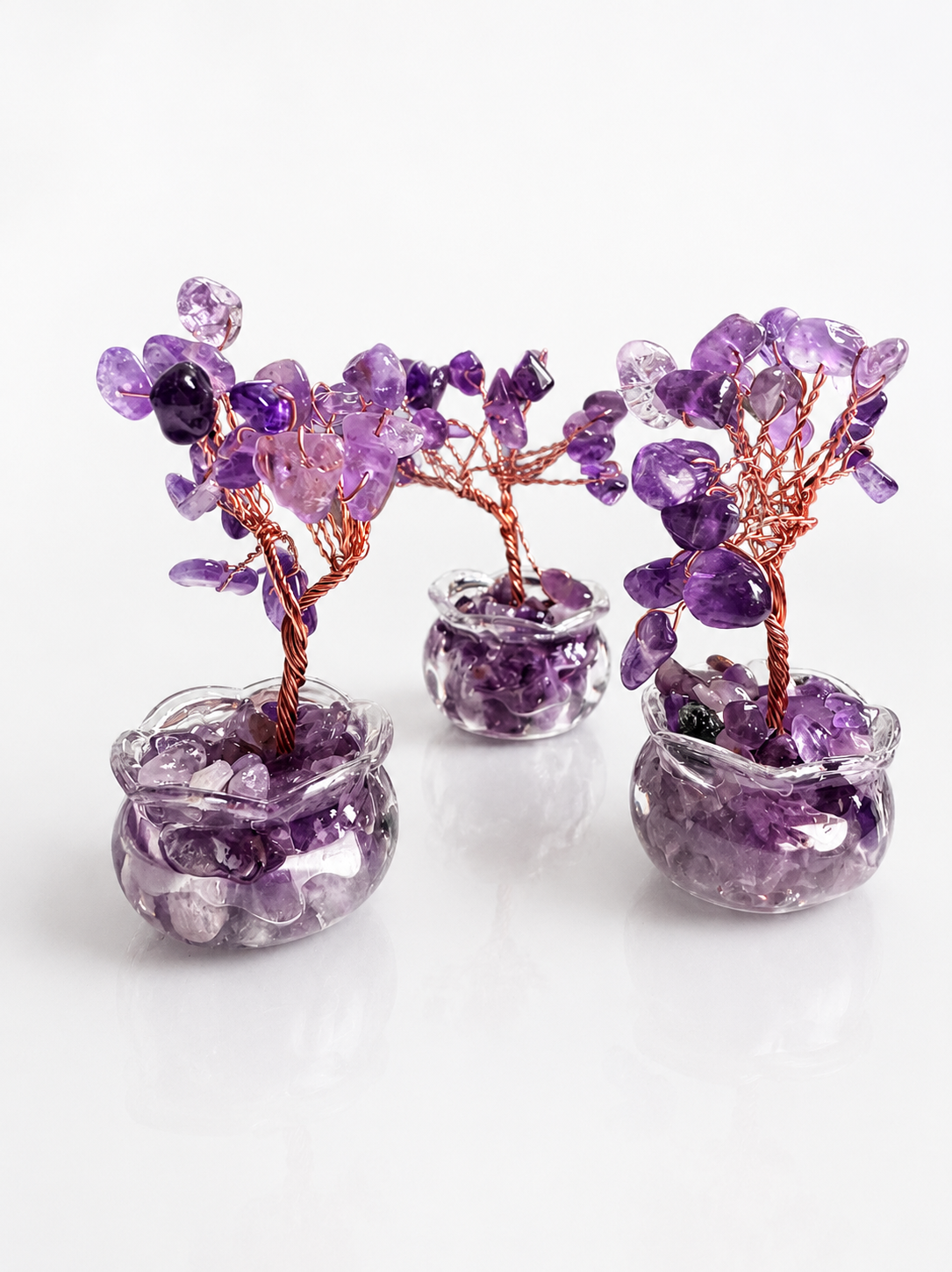 Amethyst Mini Crystal Gem Tree