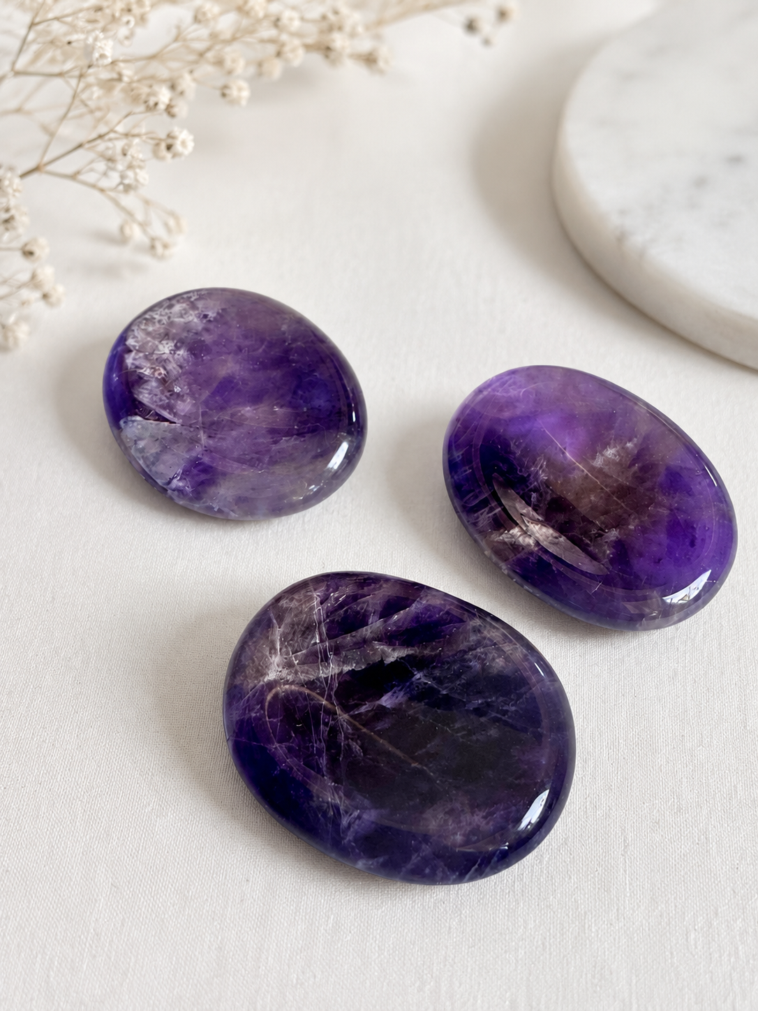 Amethyst Crystal Thumbstone