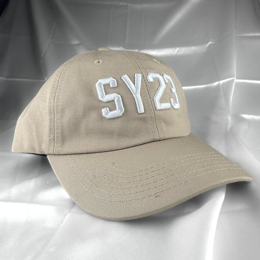 Beige - “SY23” Cotton Dad Cap