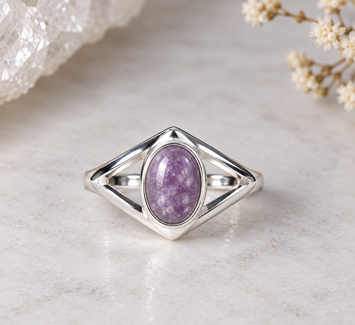 NEW Evil Eye Style Crystal Silver Plated Rings