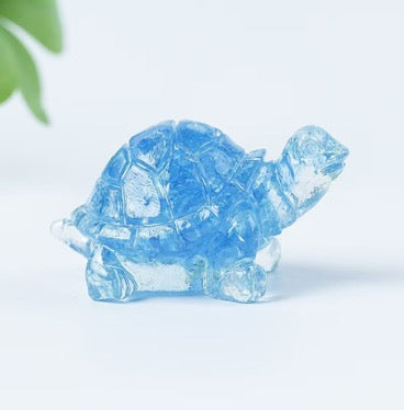 Resin Turtle - Blue