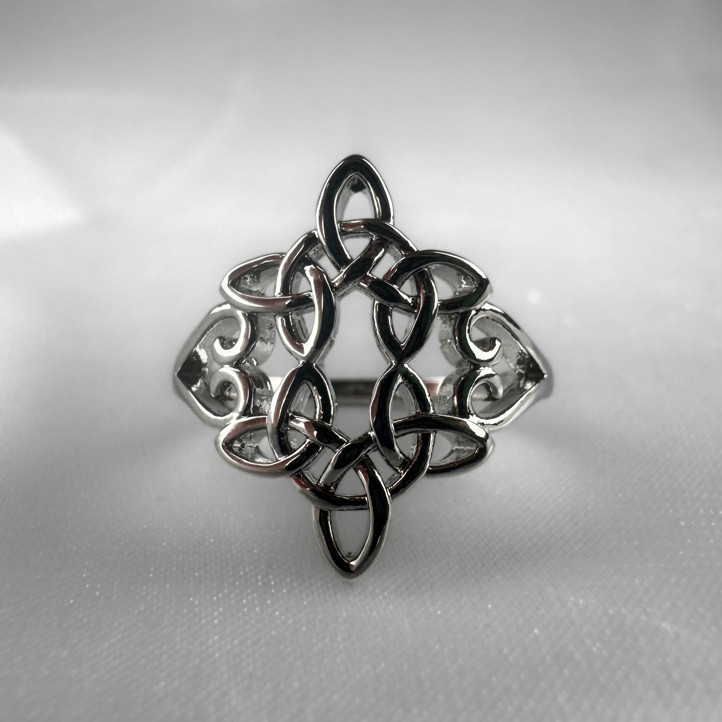 Silver Large Celtic Filigree Ring