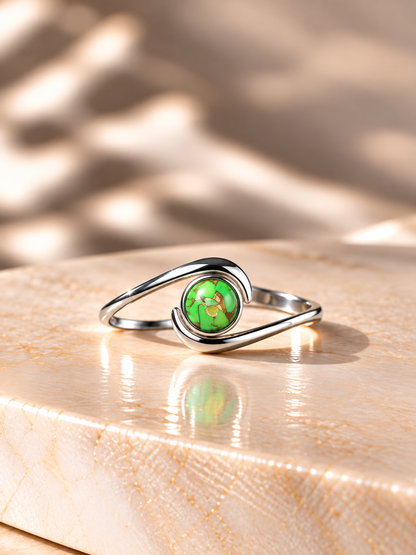 NEW Bypass Crystal Silver Plated Rings