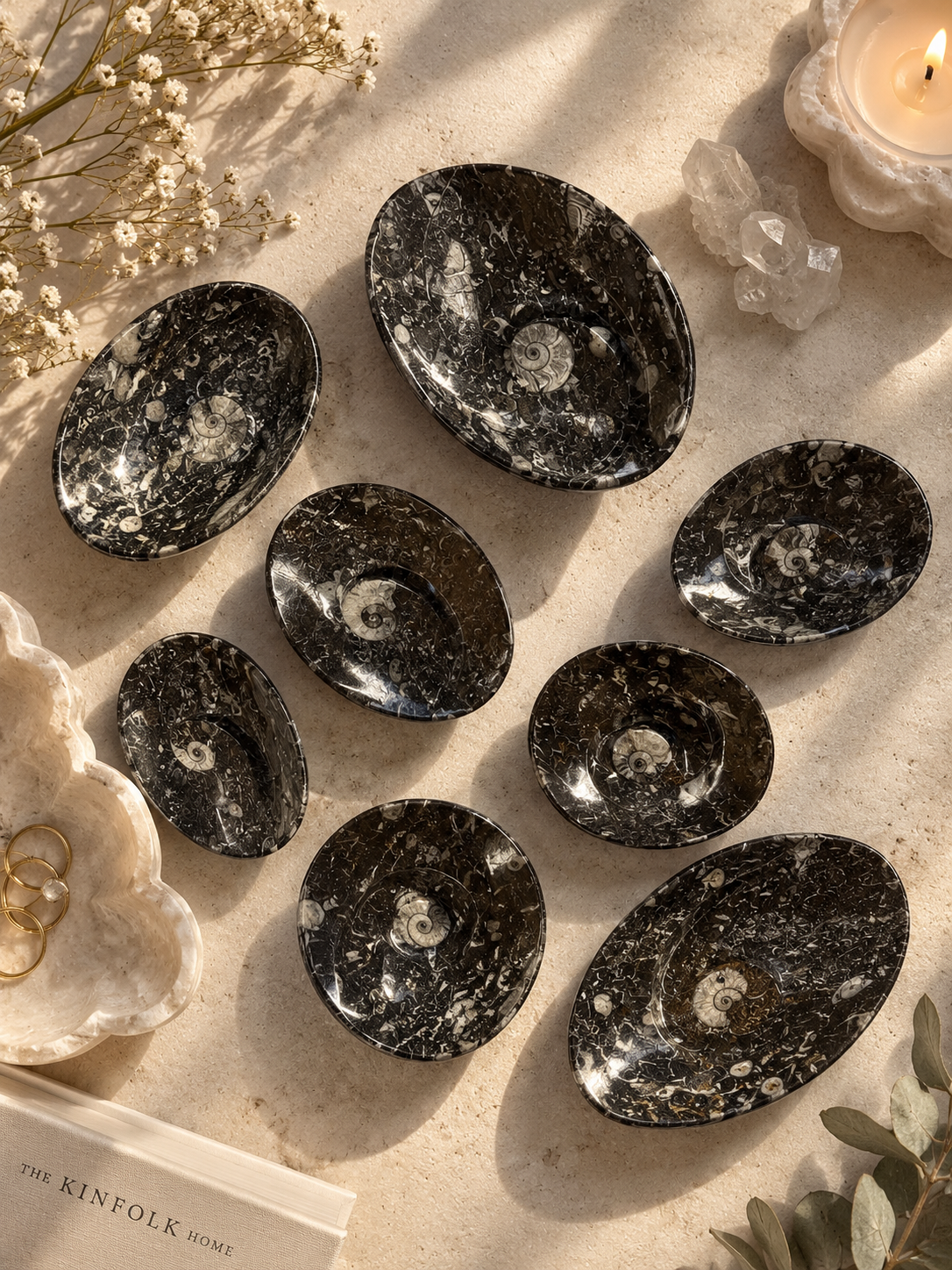 Fossil Stone Dishes