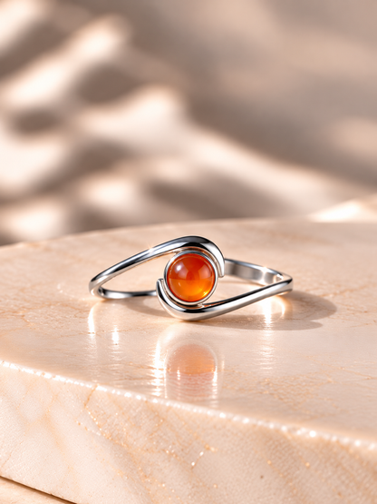 NEW Bypass Crystal Silver Plated Rings