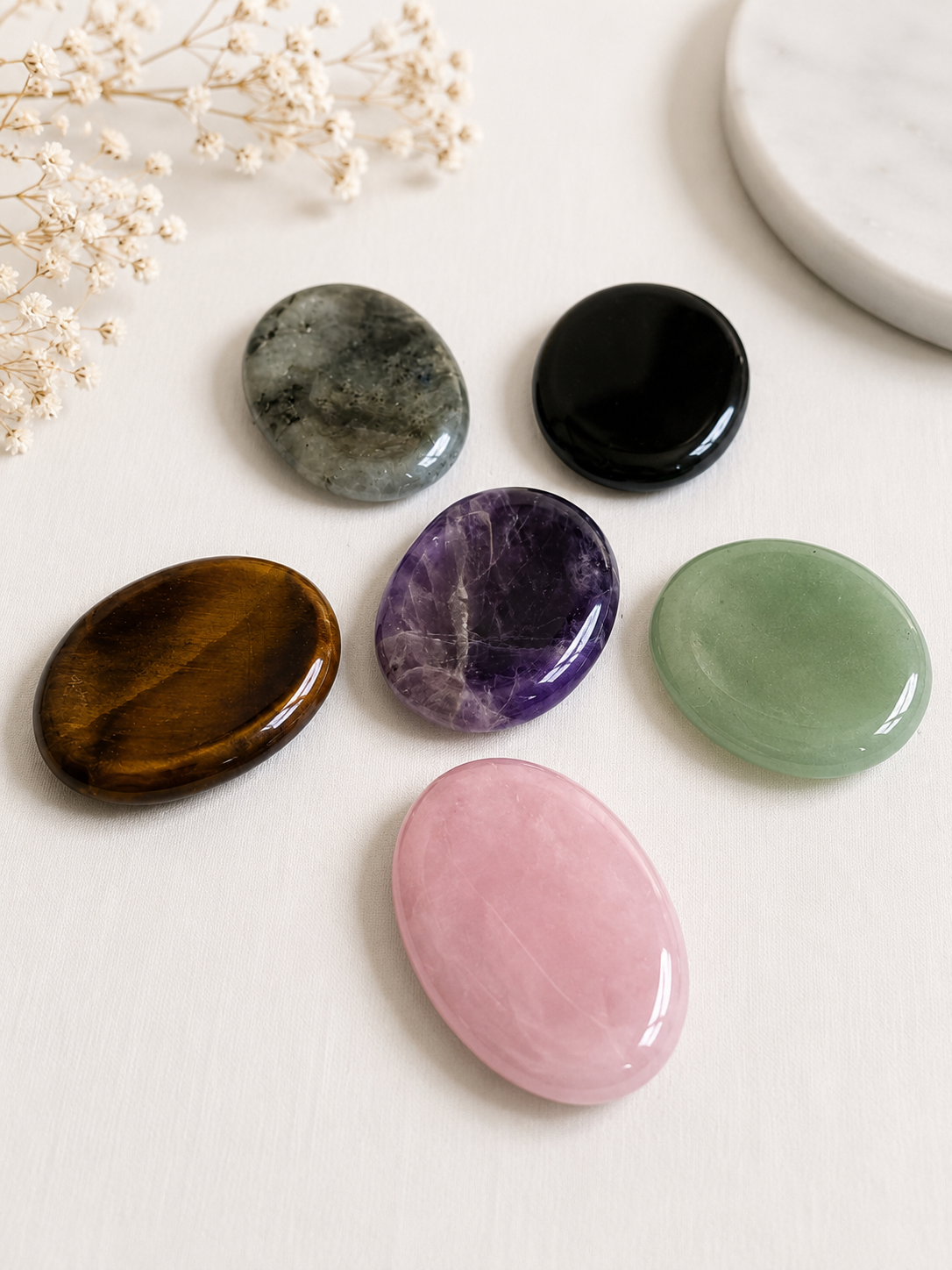 Green Aventurine Crystal Thumbstone
