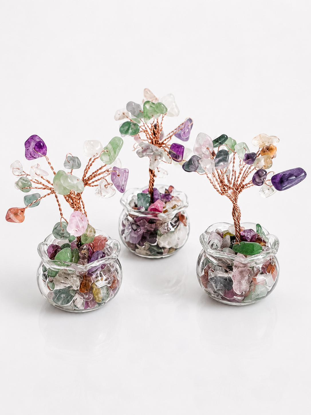 Fluorite Mini Crystal Gem Tree