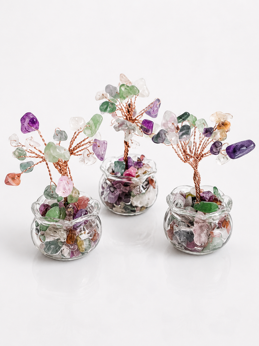Fluorite Mini Crystal Gem Tree