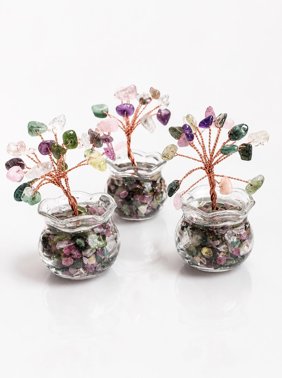 Rainbow Tourmaline Mini Crystal Gem Tree