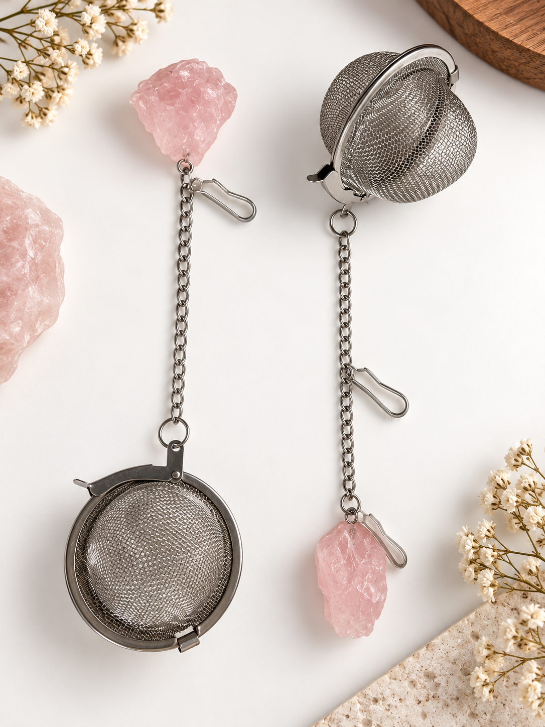 Crystal Tea Strainers