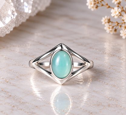 NEW Evil Eye Style Crystal Silver Plated Rings