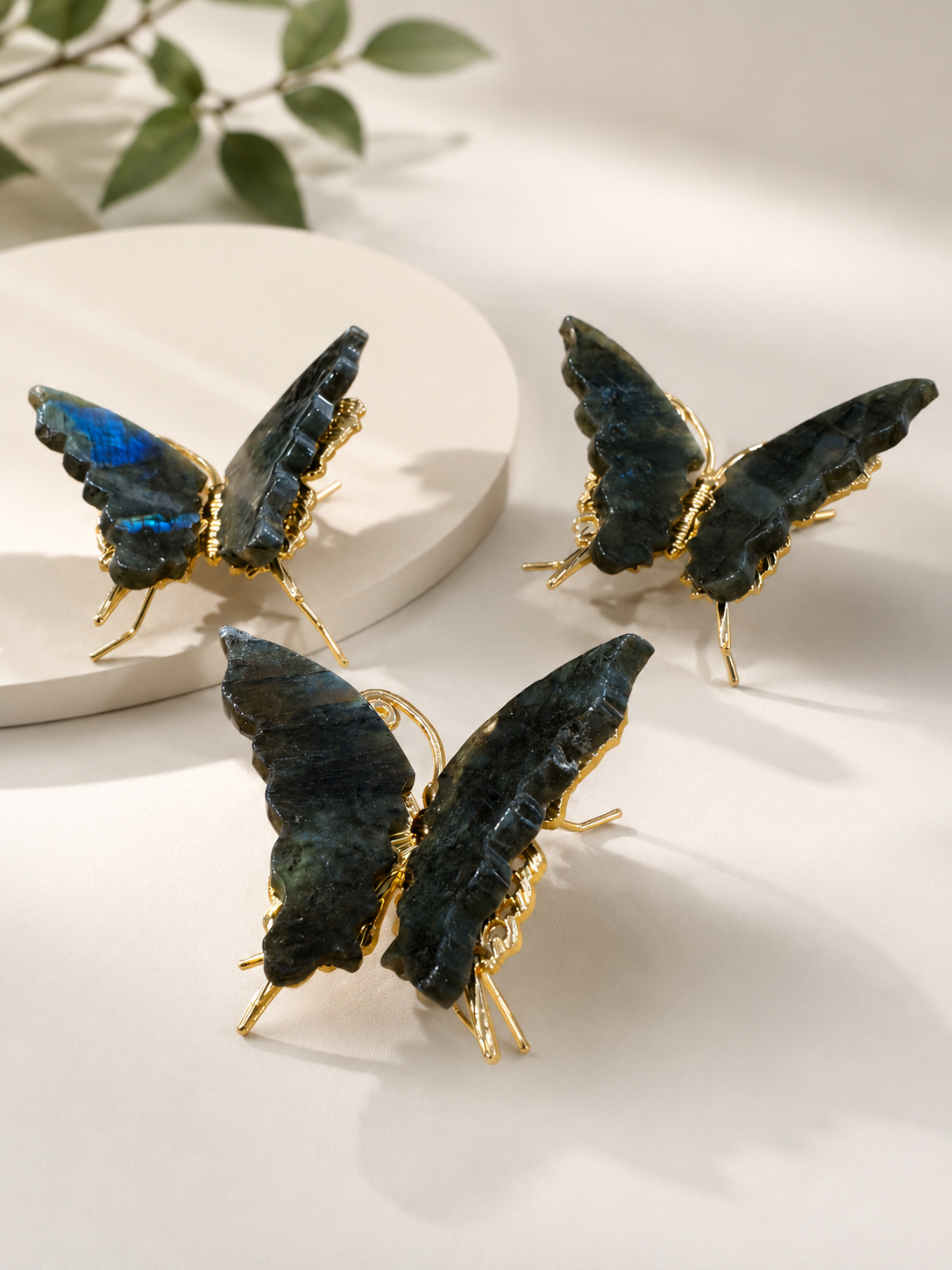 Labradorite Crystal Butterfly