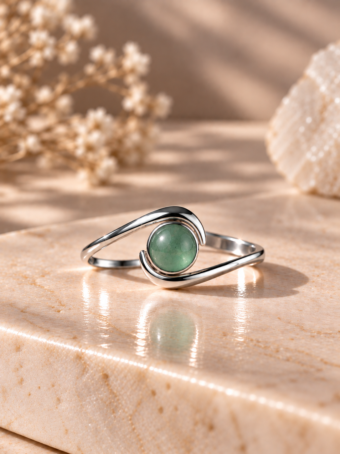 NEW Bypass Crystal Silver Plated Rings