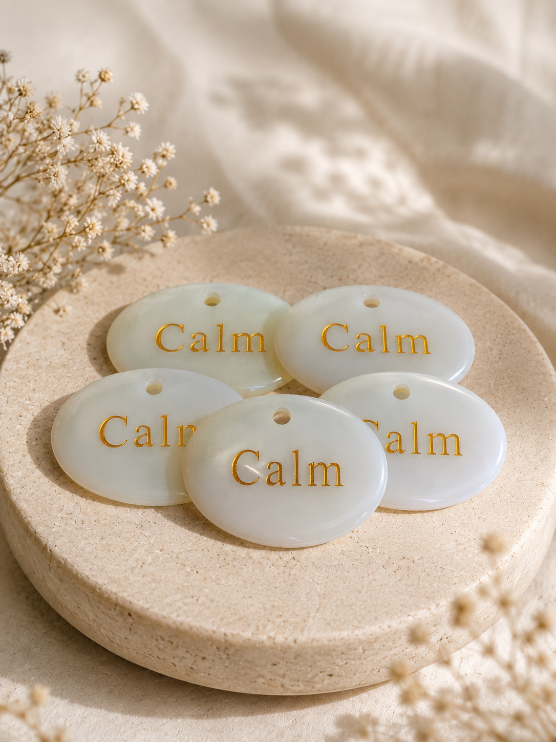 Engraved Crystal Thumbstone
