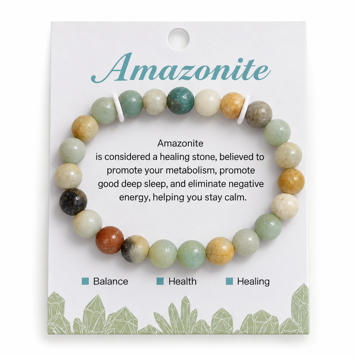 AMAZONITE Beaded Bracelets