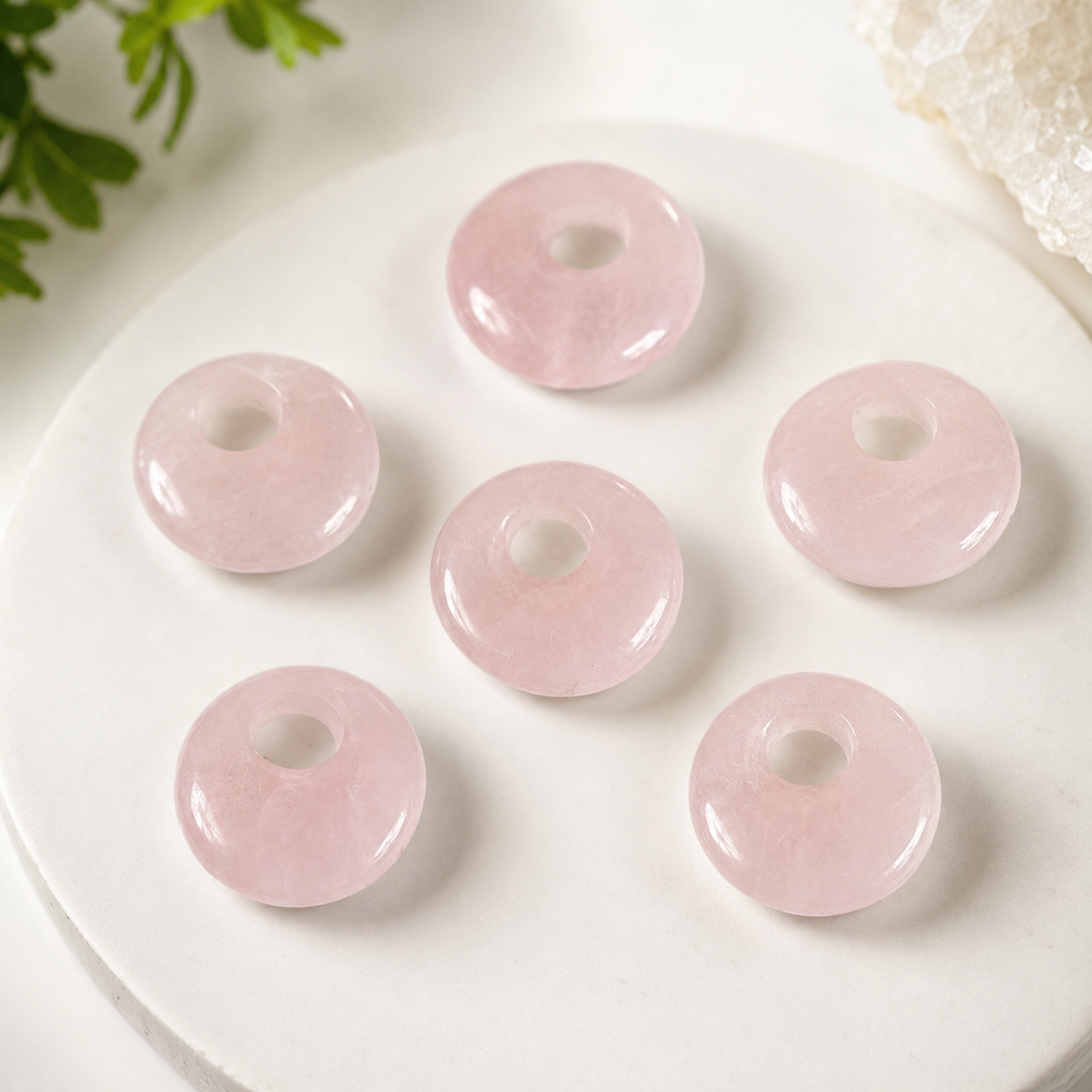 21mm Crystal Gogo Donut Pendants