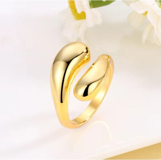 Gold Chunky Wrap Ring