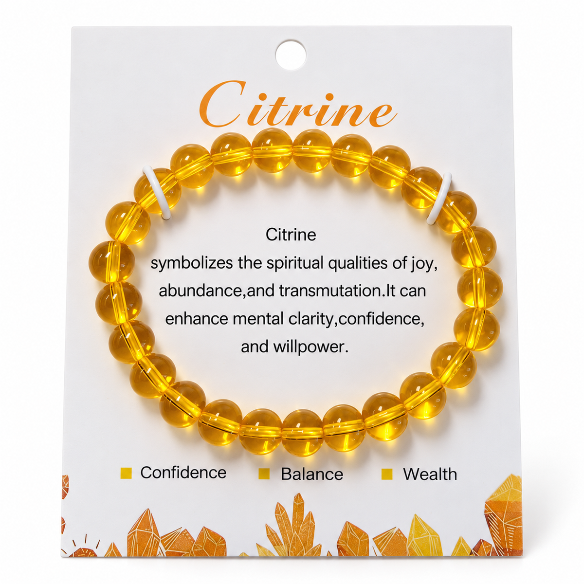 CITRINE Beaded Bracelets