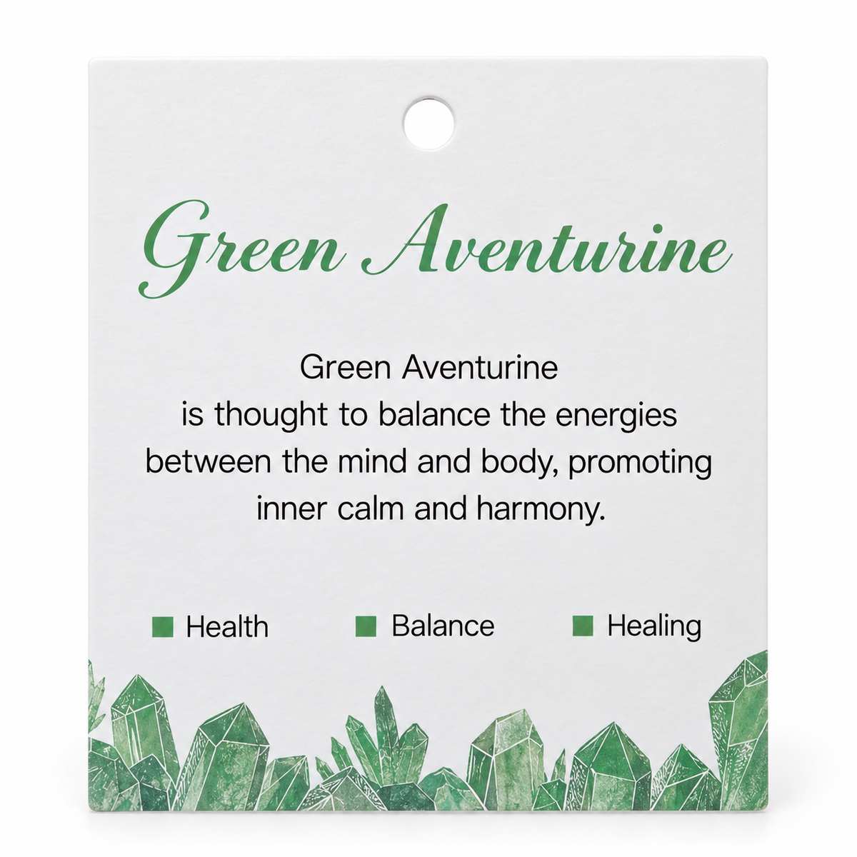 GREEN AVENTURINE  Crystal Beaded Bracelets