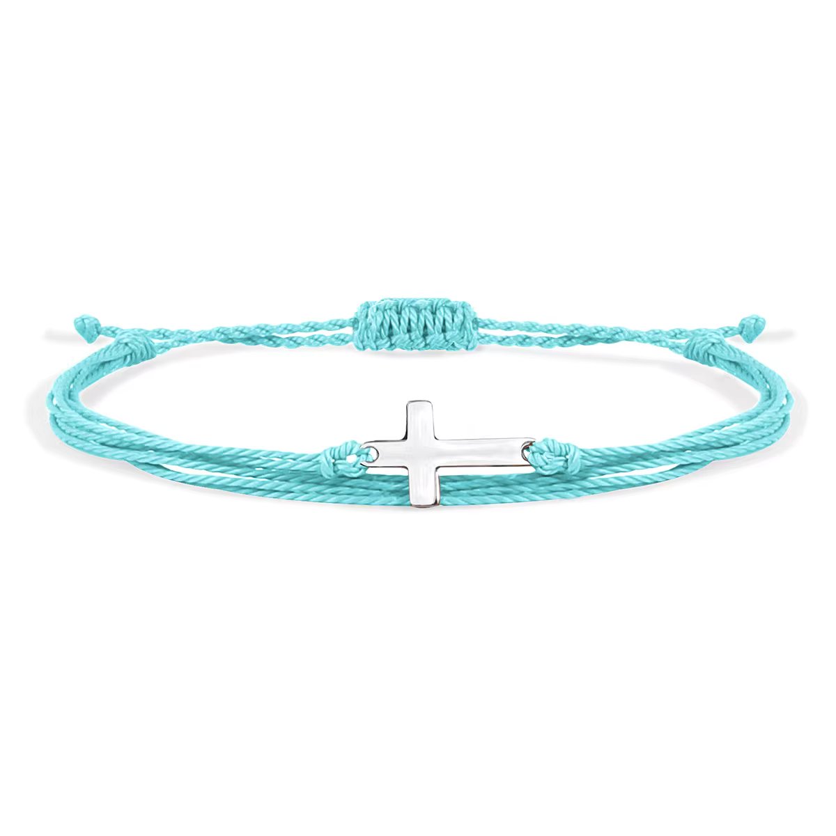 Corded Cross Adjustable Bracelets