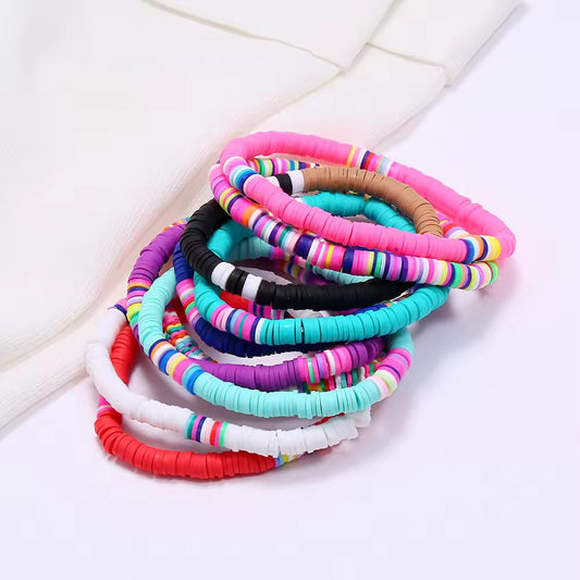 Elasticated Clay Bracelets