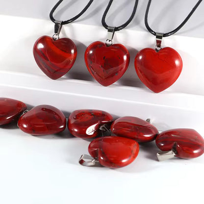 Foxy Crystal Heart Necklaces