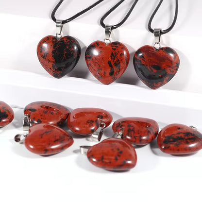 Foxy Crystal Heart Necklaces