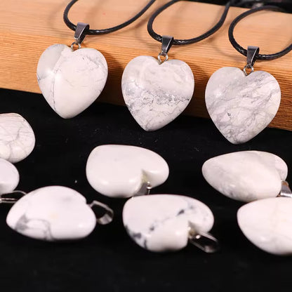 Foxy Crystal Heart Necklaces