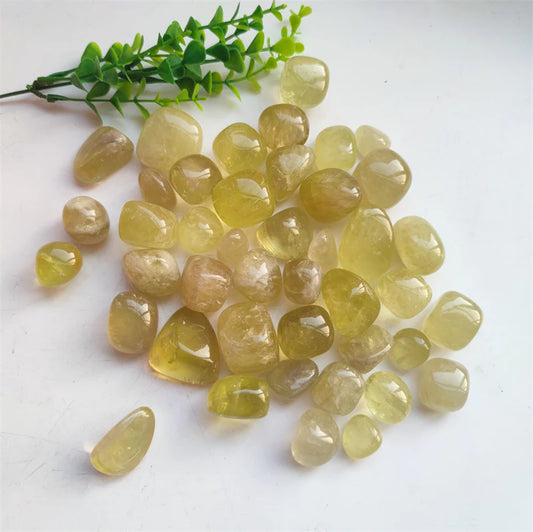 Citrine crystal tumblestones