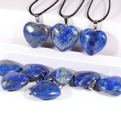 Foxy Crystal Heart Necklaces