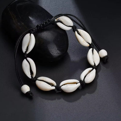 Adjustable Multi Shell Bracelets