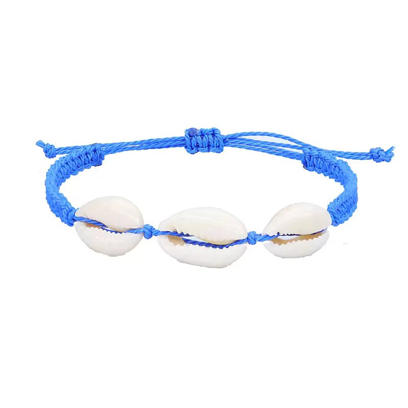 Adjustable Woven Shell Bracelets