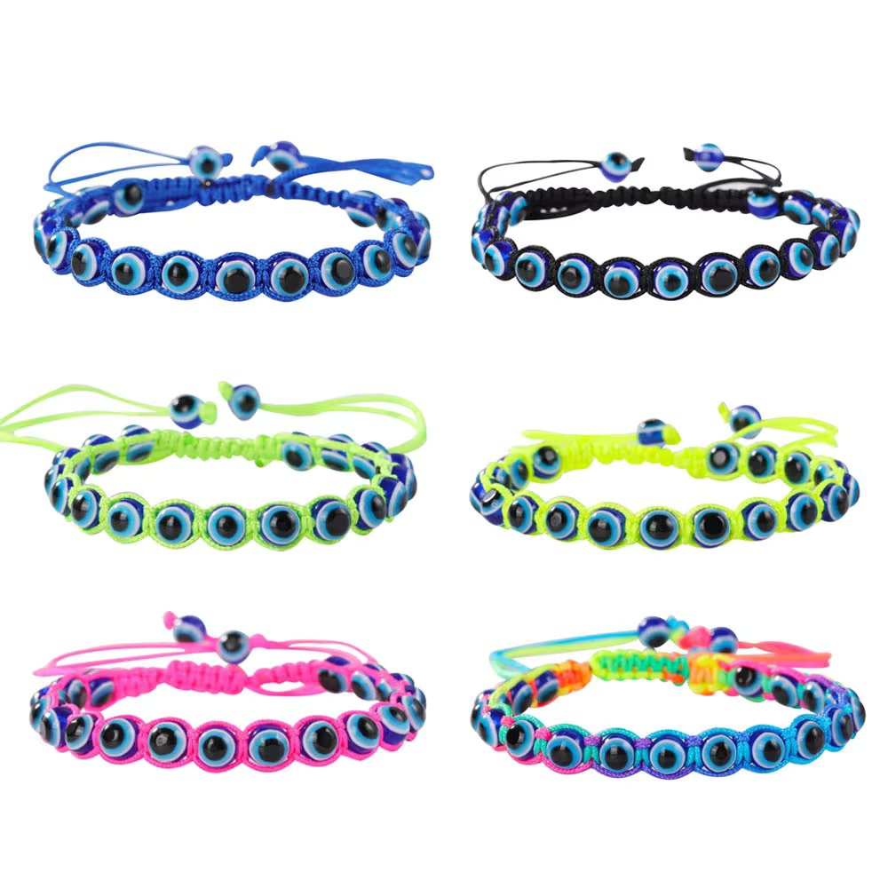 Adjustable Multi Evil Eye Bracelets