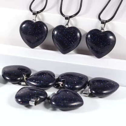 Foxy Crystal Heart Necklaces