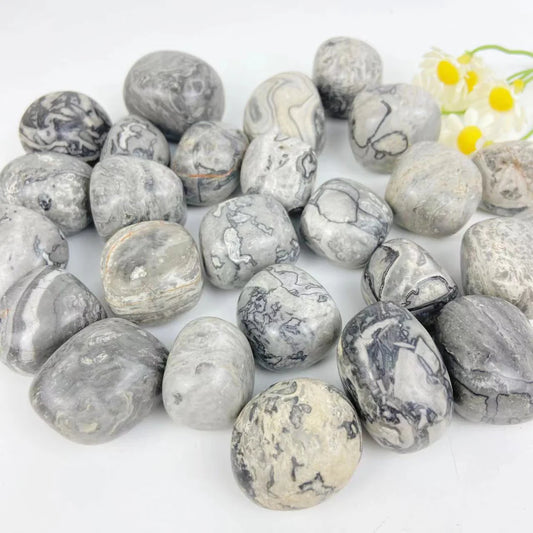 Picasso Jasper Crystal Tumblestones