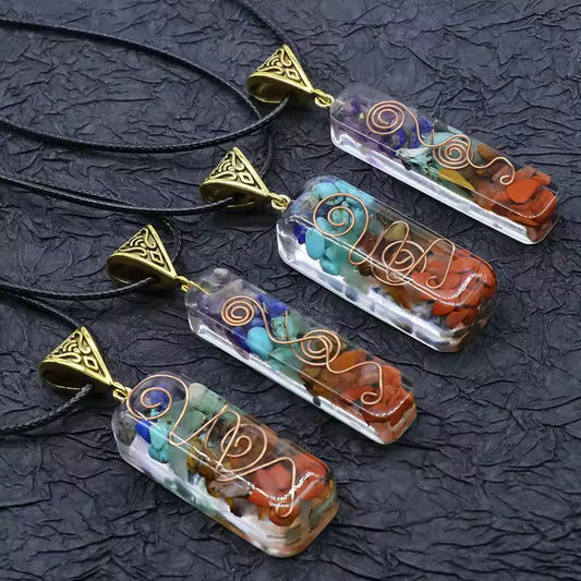 Foxy Chakra Orgone Necklace