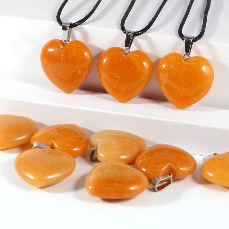 Foxy Crystal Heart Necklaces