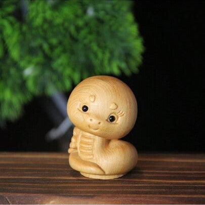 Wooden Caterpillar Carving