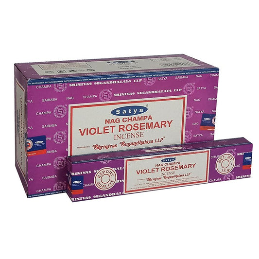 Satya Incense - Violet Rosemary