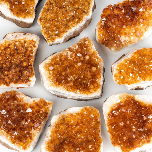 Heat Treated Citrine Clusters