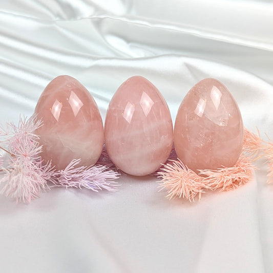 Rose Quartz Crystal Eggs (Small)