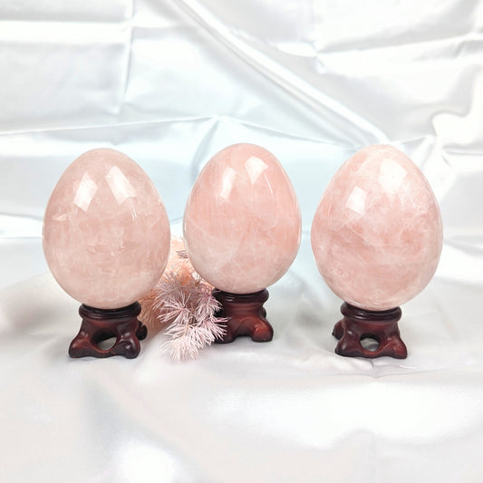 Rose Quartz Crystal  Eggs (Medium)