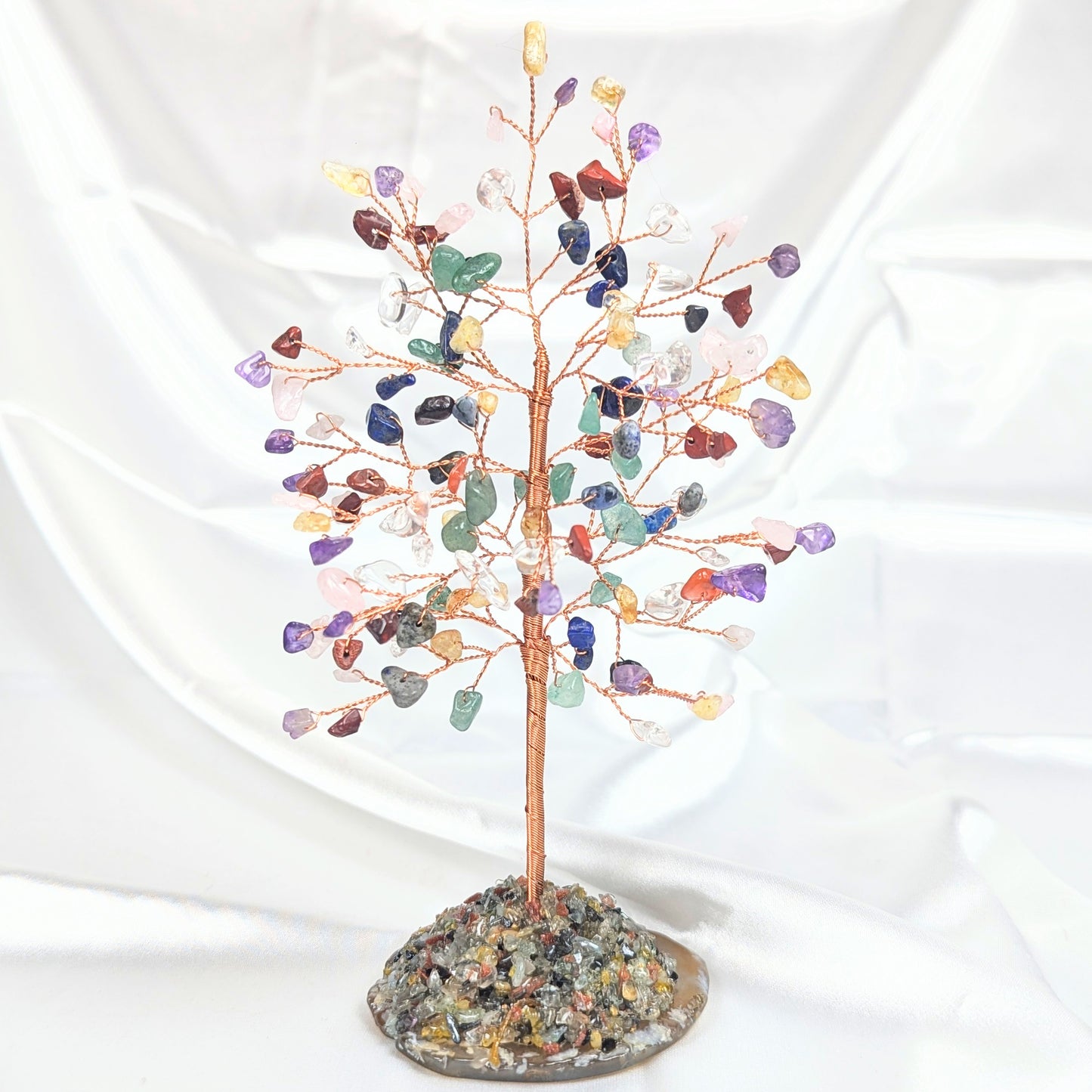 Medium Mixed Crystal Chip Gem Tree